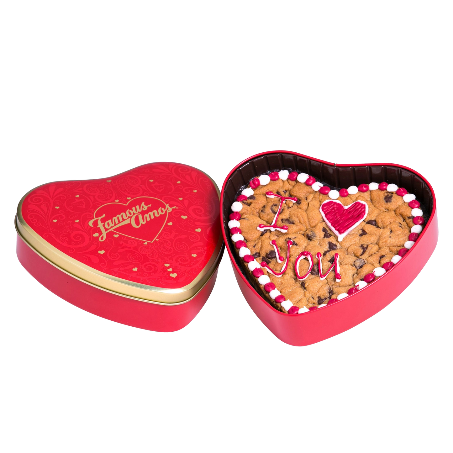 Heart Cookie Cake in Tin