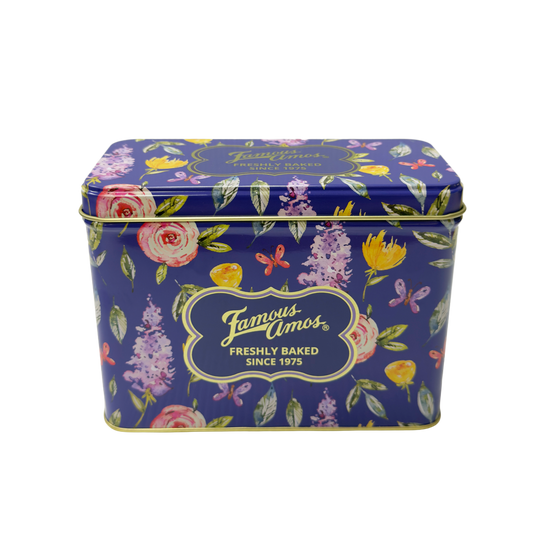 Purple Wildflower Tin
