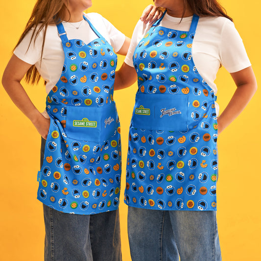 [Sesame Street x Famous Amos] Me Want Cookie Adult Apron