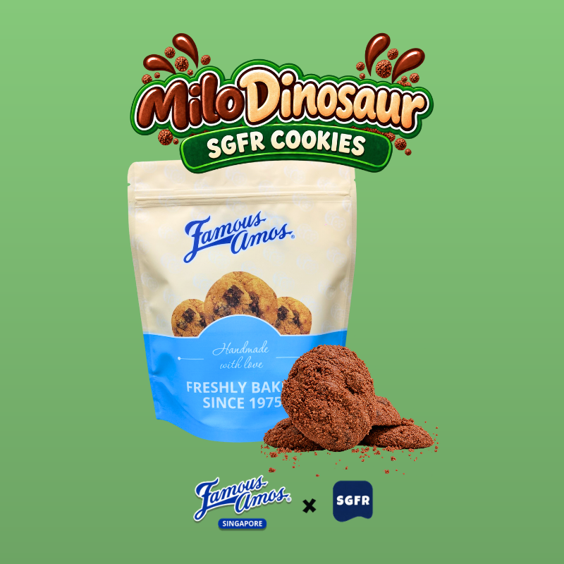 Milo Dinosaur SGFR Cookies in Bag