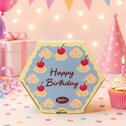 Frosted Birthday Cake Box