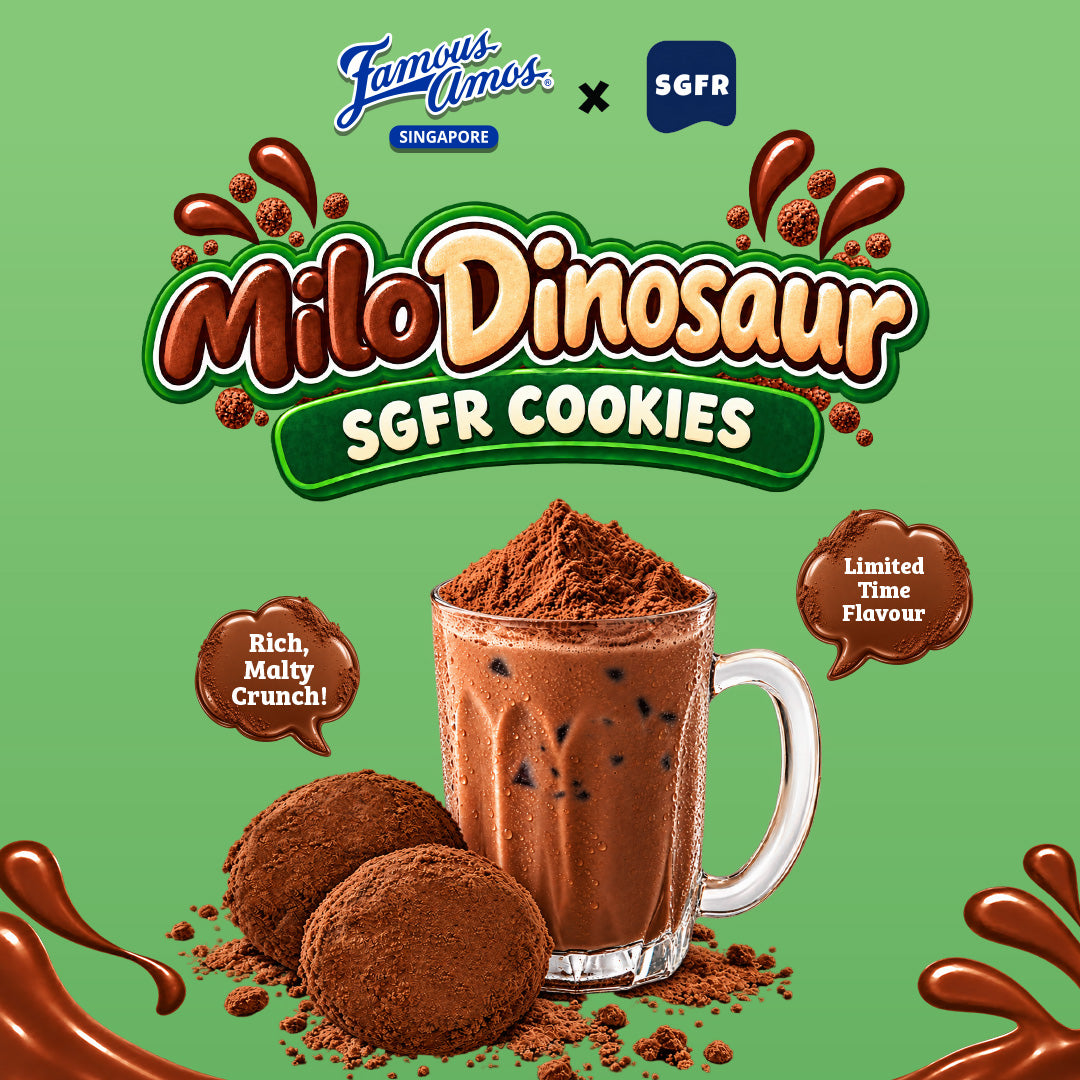 Milo Dinosaur SGFR Cookies in Bag