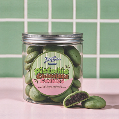Pistachio Chocolate Cookies
