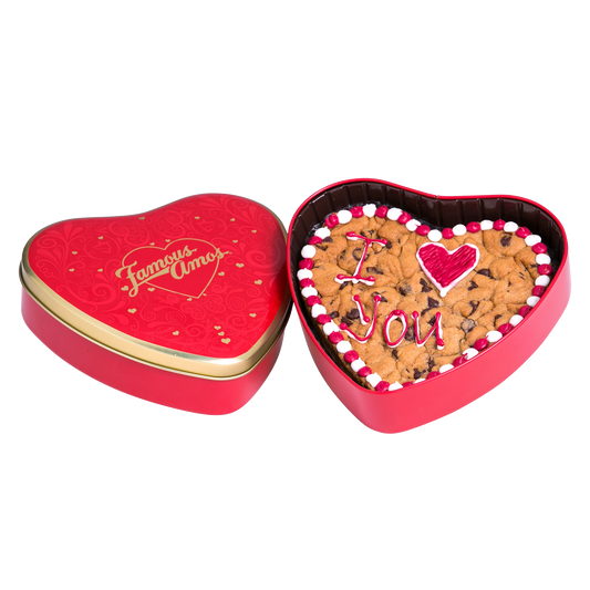 Small Heart Cookie Cake in Tin from Elias